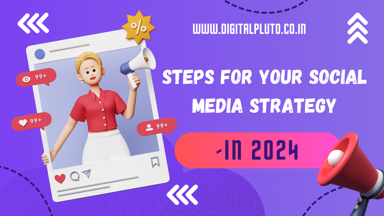 Steps For your social media strategy- In 2024 [+ free template]