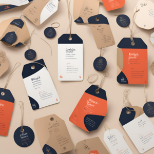 Brand New graphic design trends-product tag