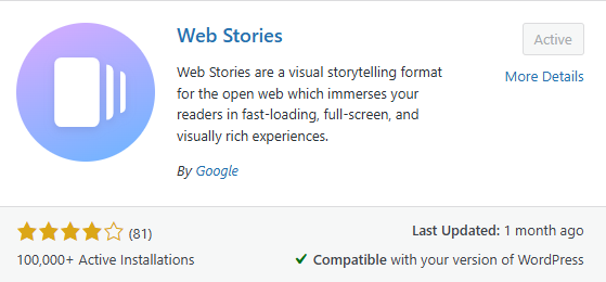 Google Web Stories