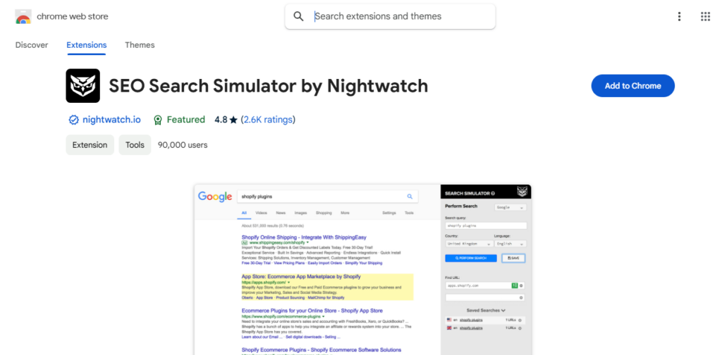 seo search simulator