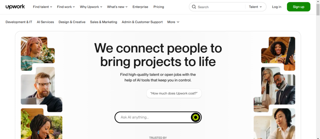 freelancing website- Upwork